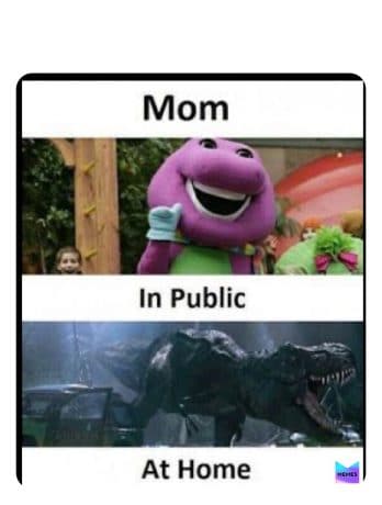 mom in public
